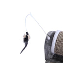 Tiragraffi per Gatto in Sisal Grigio 45x25x16 cm 