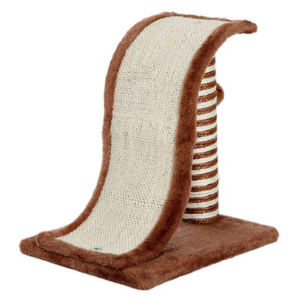 Kratzbaum für Katzenspielplatz in hellem Kaffee-Sisal 35x30x39 cm sconto
