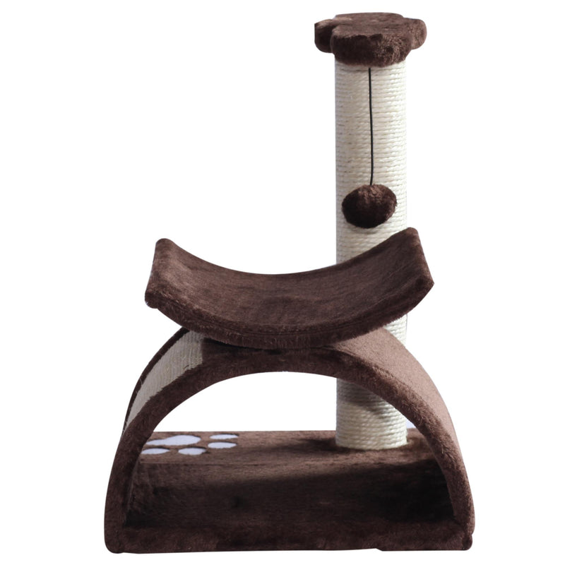 Tiragraffi Gatto Tunnel in Sisal Marrone 40x30x43 cm 