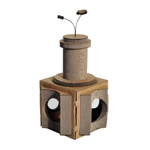 online Kratzbaum-Struktur-Set aus Karton, 3 multifunktional, mit Katzenminze