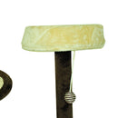 Albero tiragraffi per gatti Crema e Caffè 65x50x153 cm 