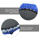 Trampolino Elastico Fitness Pieghevole Ø96.5x22.5 cm 