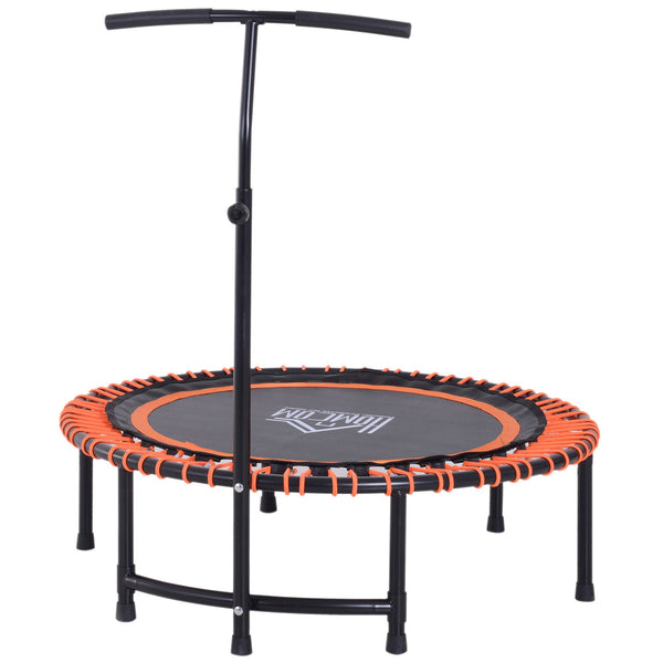 Trampolin Fitness mit Lenkstange Schwarz und Orange Ø114,3 cm sconto
