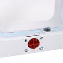 Gattaiola Porta Basculante Controllabile per Gatti Bianco 23x24x9 cm 