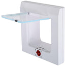 Gattaiola Porta Basculante Controllabile per Gatti Bianco 23x24x9 cm 
