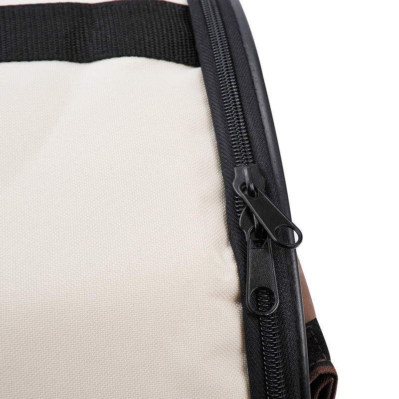 Trasportino per Cani e Gatti Pieghevole Caffè 46x36x41 cm 