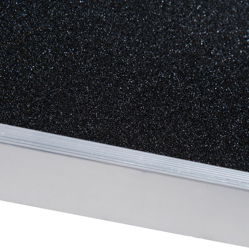 Rampa Antiscivolo per Animali Domestici in Alluminio 122x38x5 cm 