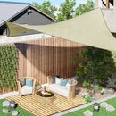 Tenda Vela da Giardino Rettangolare 3x4m in HDPE Crema 