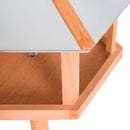 Casetta Mangiatoia per Uccelli in Legno 113x85x40 cm 