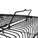 Voliera per Uccelli in Metallo Nero 41.5x29.5x56.5 cm 