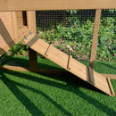 Pollaio da Giardino per Galline con Corsa e Zona di Nidificazione Vassoio Estraibile 200x80x105 cm 