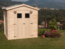 Casetta Box da Giardino Porta Utensili 200x200 cm in Legno Giulia