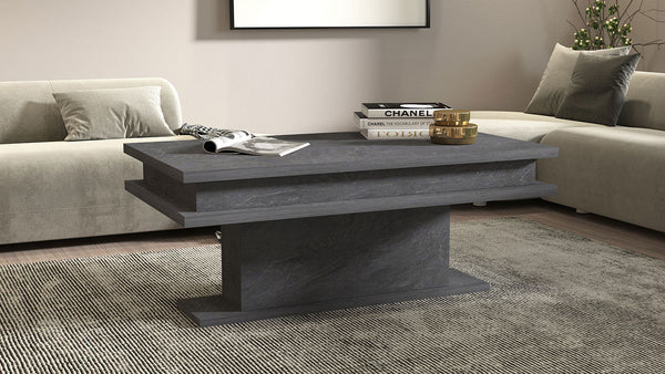 Tavolino Soggiorno 100x55x42 cm Little Big Report Grigio online