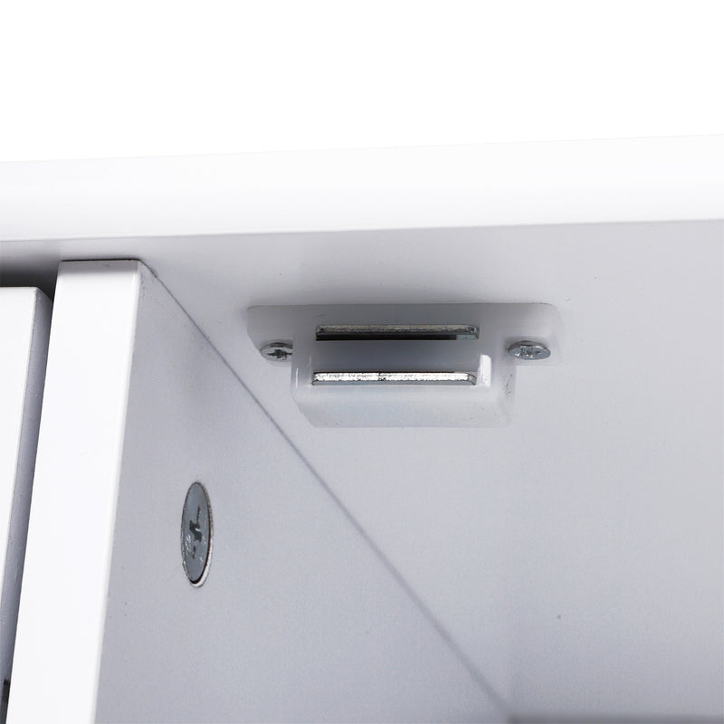 Mobiletto da Bagno con Anta e Cassetti Bianco 56x30x83 cm 