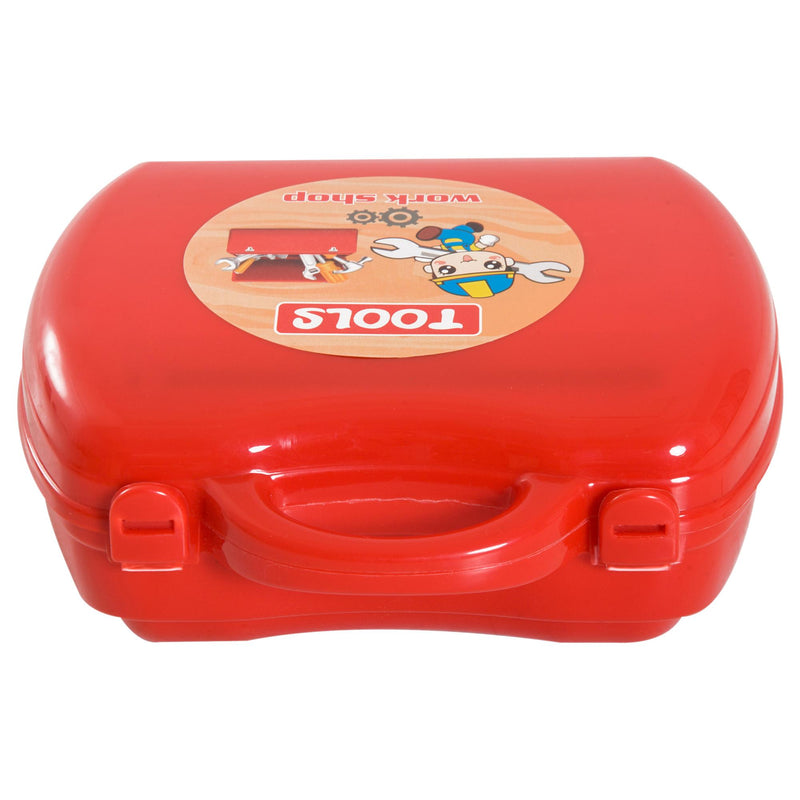 Valigetta Attrezzi da Lavoro Giocattolo per Bambini Rosso 