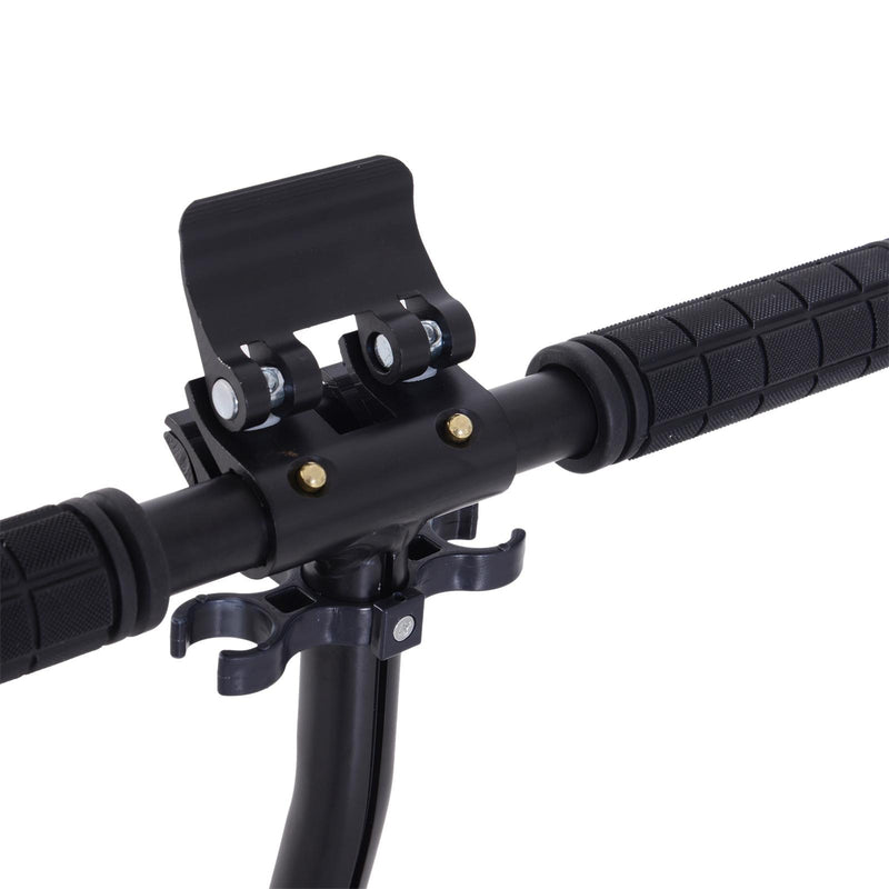 Monopattino per Ragazzi Pieghevole Regolabile 95-105 cm Bianco e Nero 