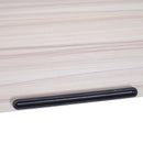 Scrivania Tavolino Porta Pc da Ufficio  in Legno e Metallo 80x40x45-65.5 cm 