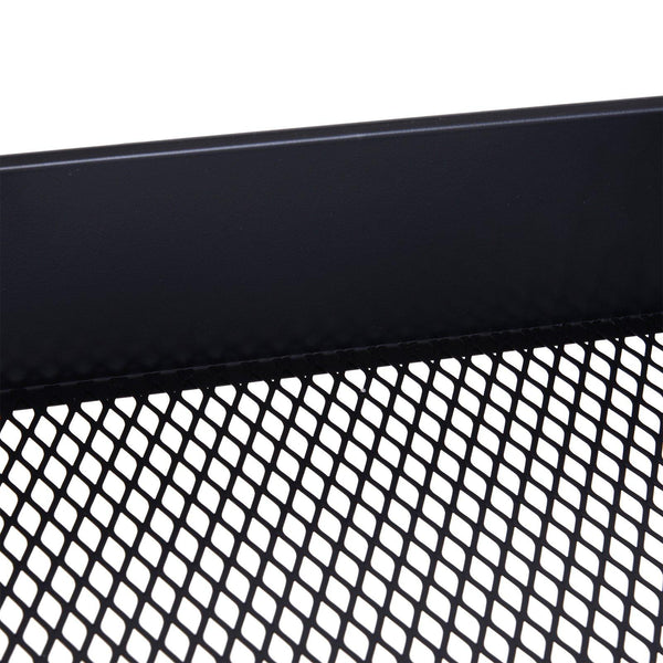 Platzsparender Mehrzweck-Küchenwagen mit 3 Ebenen aus schwarzem Stahl 44 x 38 x 88 cm prezzo