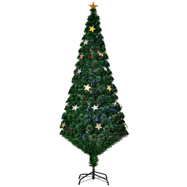 Künstlicher Weihnachtsbaum 180 cm 27 LED Sternform Tanne online