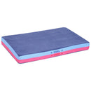 Materassino per Cani in Memory Foam 88x56x10 cm  Double Face Blu