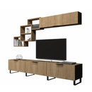 Parete attrezzata LOSTA rovere 210 cm