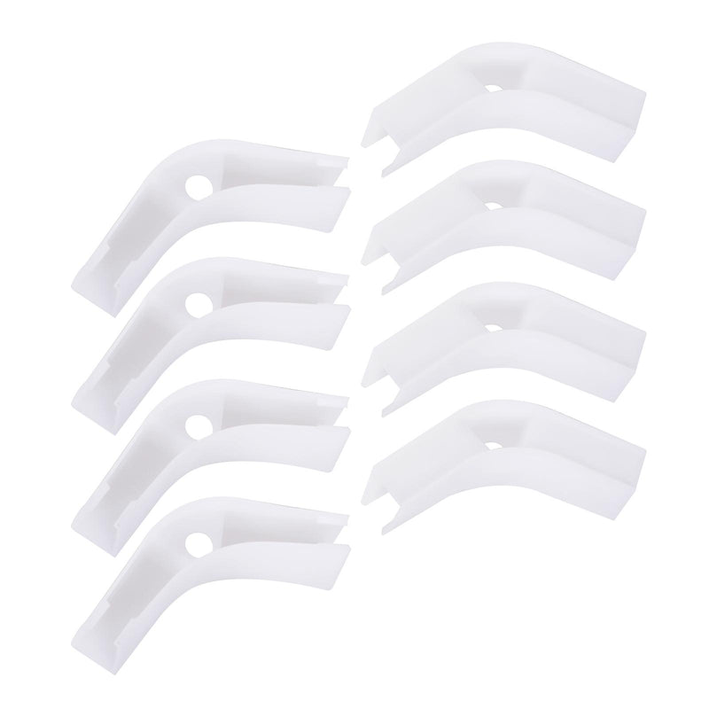 Recinto per Animali Domestici Cani Gatti Ø180 cm in Plastica  Bianco