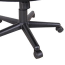 Sedia da Ufficio Operativa in Tessuto a Rete Regolabile  H98 Nera