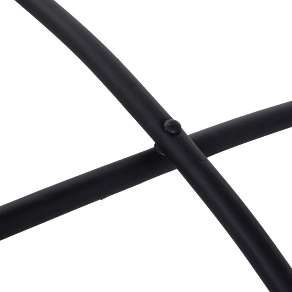 prezzo Runder Couchtisch aus Metall Ø62x55 cm Industrial Black