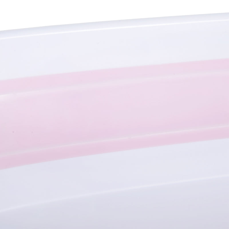 Vaschetta Bagnetto per Neonati Antiscivolo Pieghevole con Scarico  Rosa