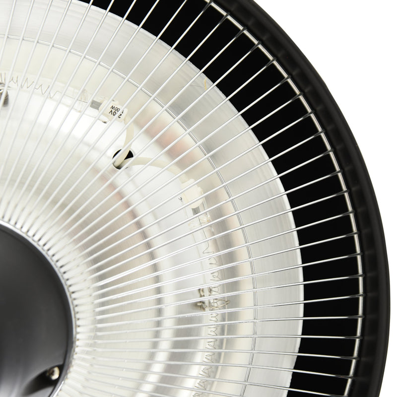 Stufa da Esterno Lampada Riscaldante Elettrica a Sospensione Led 1500W 