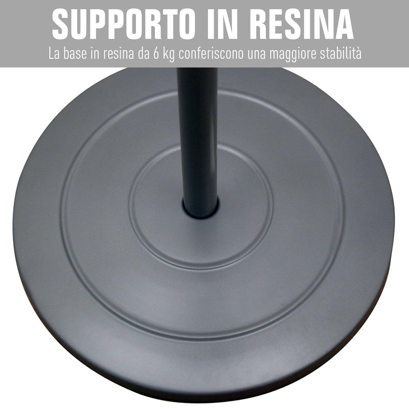 Stufa da Esterno Fungo Riscaldante Elettrico 1500W Impermeabile in Alluminio 200 cm 