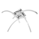 Plafoniera con 4 Bracci a Led 36W Luce Calda Rizzetti