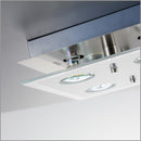 Plafoniera con 4 Faretti Led 12W Luce Calda Rizzetti