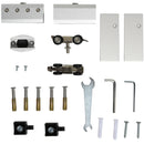 Porta Scorrevole Vetrata 90x205 cm Smerigliata e Satinata 