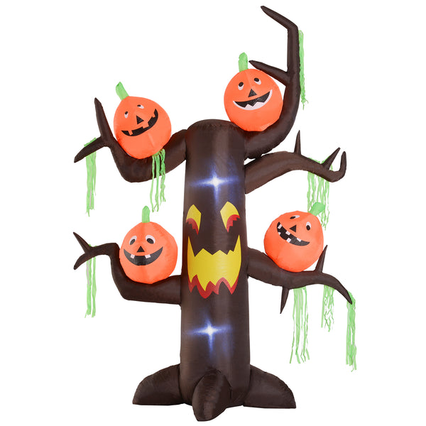 Halloween Deko Aufblasbarer Baum 240 cm mit LED online