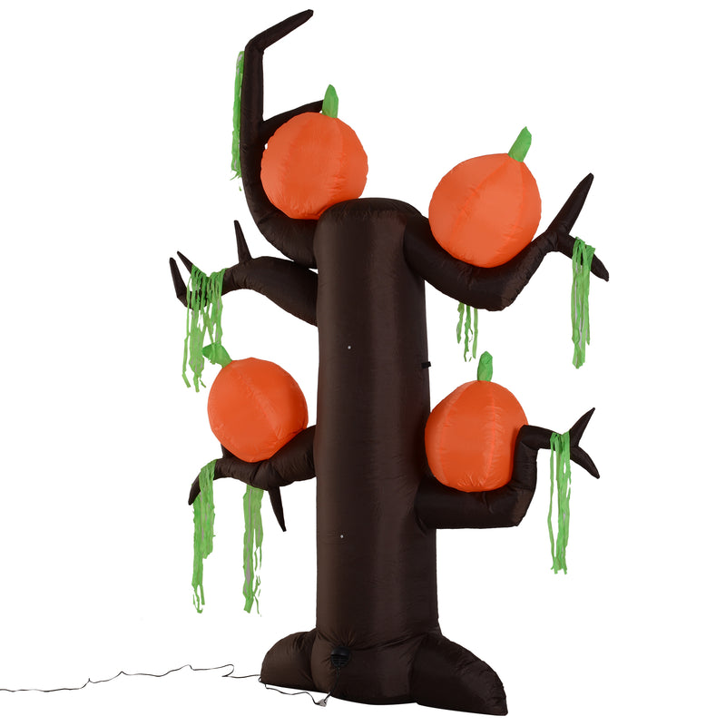 Decorazione Halloween Albero Gonfiabile 240 cm con LED 