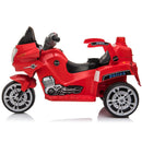 Moto Elettrica Polizia per Bambini 6V  Police Rossa