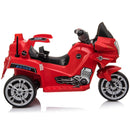 Moto Elettrica Polizia per Bambini 6V  Police Rossa