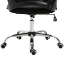 Sedia da Ufficio Presidenziale Ergonomica a Rete  Nera