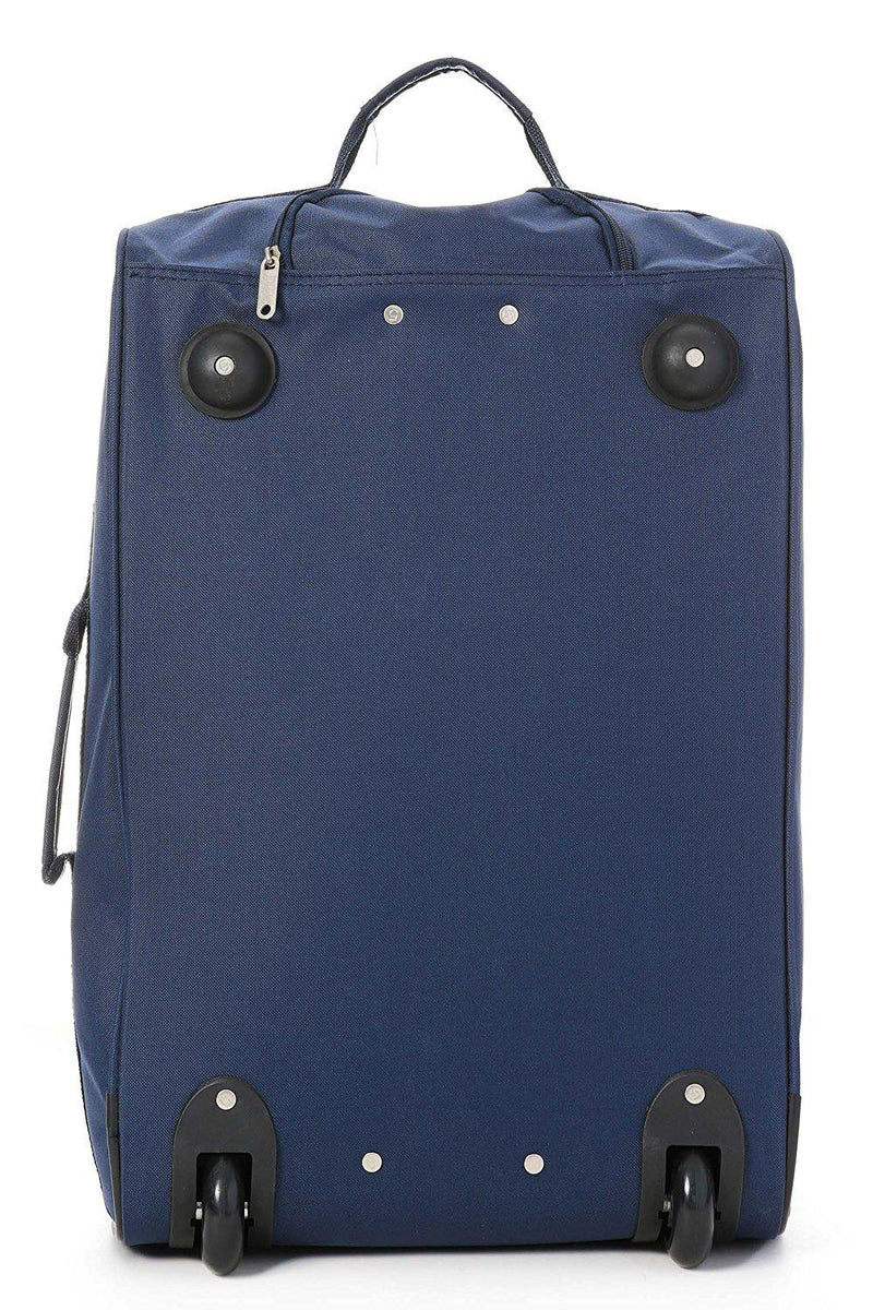 Trolley Valigia Bagaglio a Mano Morbida 2 Ruote Rizzetti Blu