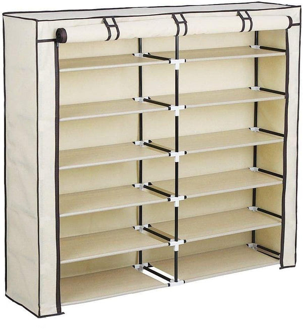 Platzsparendes Schuhregal 6 Ablagen 115x28x110 cm Rizzetti Beige prezzo