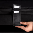 Scarpiera Salvaspazio 6 Ripiani 115x28x110 cm Rizzetti Nera