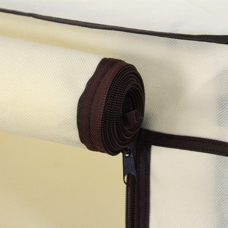 Scarpiera Salvaspazio 10 Ripiani 60x30x160 cm Rizzetti Beige