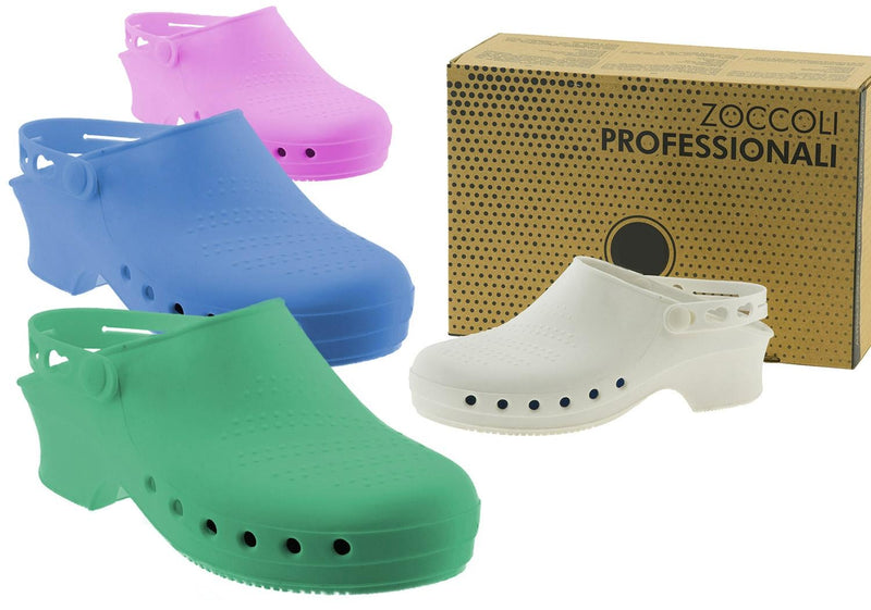 Zoccoli Sanitari Professionali Rizzetti Rosa Varie Taglie