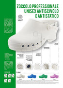 Zoccoli Sanitari Professionali Rizzetti Blu Varie Taglie