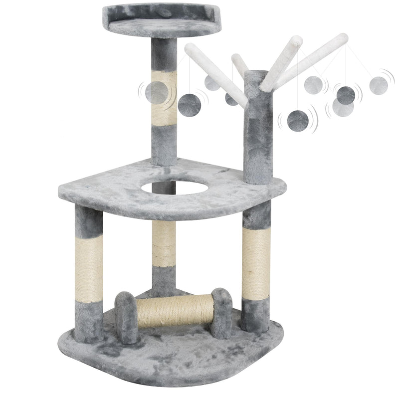 Albero Tiragraffi per Gatti H90 cm Rizzetti Ginger Grigio