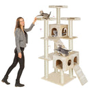 Albero Tiragraffi per Gatti H183 cm Rizzetti Napoleone Beige