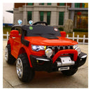 Macchina Elettrica per Bambini 2 Posti 12V Jepsen Fuoristrada 4x4 Rossa