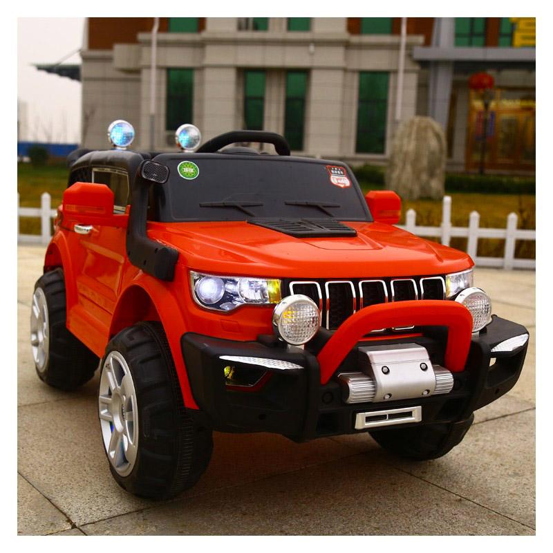 Macchina Elettrica per Bambini 2 Posti 12V Jepsen Fuoristrada 4x4 Rossa