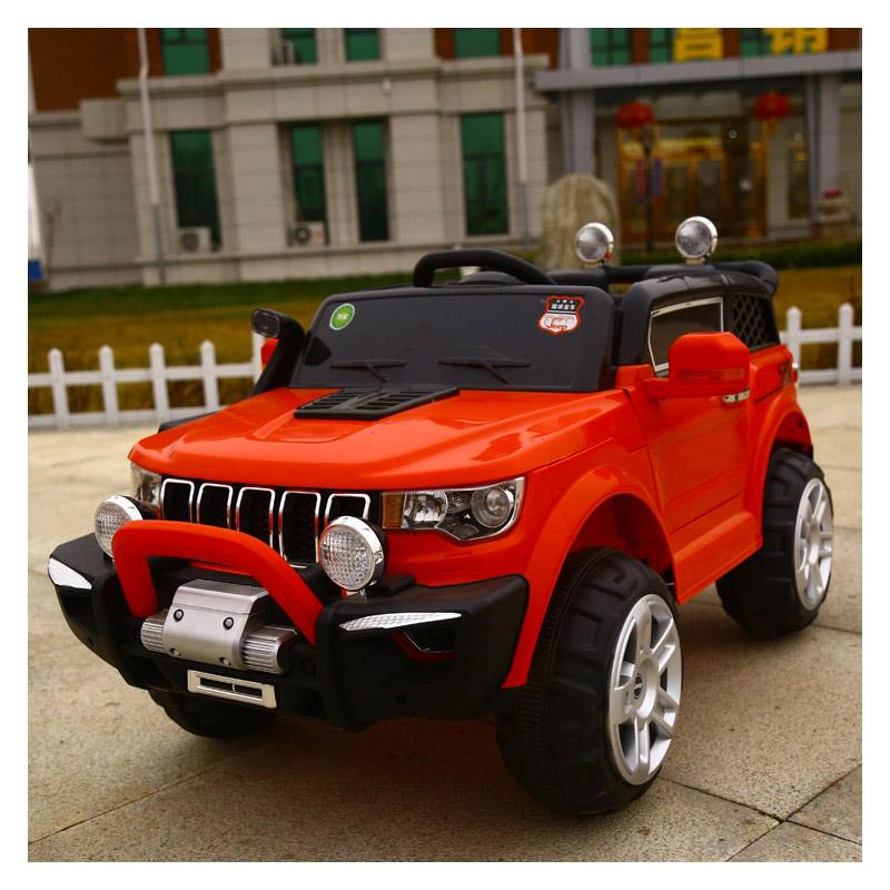 Macchina Elettrica per Bambini 2 Posti 12V Jepsen Fuoristrada 4x4 Rossa